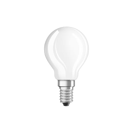 Ampoule LED E14 Mini Globe P45 Frosted / 2,5W (= 25W) - Blanc chaud - Osram