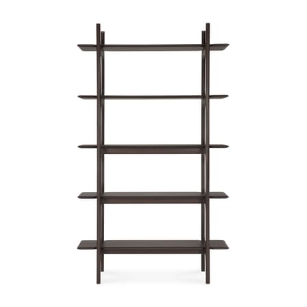Bibliothèque PI bois marron / L 110 x H 187 cm - Ethnicraft