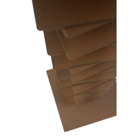 Bibliothèque Ptolomeo Art XL métal marron / 1 face - H 215 x L 40 cm - Opinion Ciatti