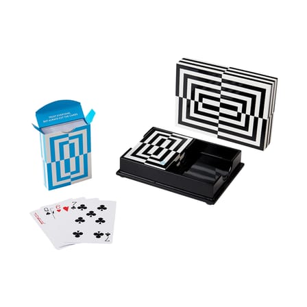 Coffret de jeux de cartes Op Art / Avec 2 jeux de cartes inclus - Jonathan Adler