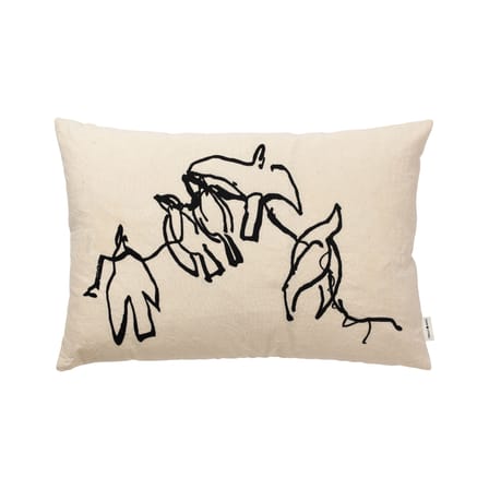 Coussin Vuelo tissu blanc / 60 x 40 cm - Ferm Living