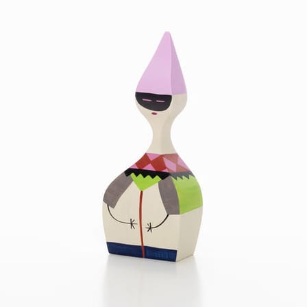 Décoration Wooden Dolls - No. 6 bois multicolore / By Alexander Girard, 1952 - Vitra