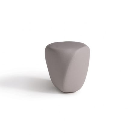 Reborn End table plastic material white 40 x 42 x H 45 cm - 100% recycled - Slide