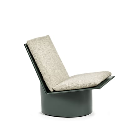 Fauteuil bas Valerie métal vert - Serax