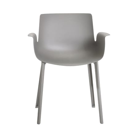 Fauteuil Piuma plastique gris - Kartell