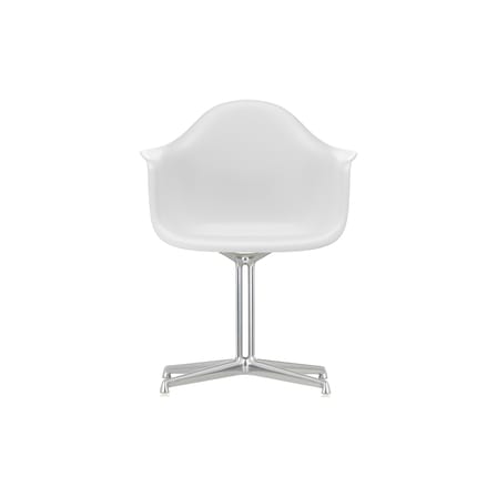 Fauteuil RE DAL - Eames Plastic Armchair blanc / (1950) - Pied La Fonda / Recyclé - Vitra