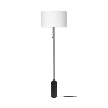 Lampadaire Gravity marbre noir / Ø 50 x H 168 cm - Gubi