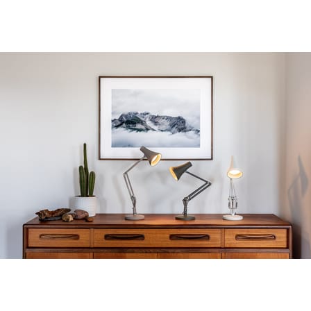 Lampe de table 90 Mini Mini LED métal vert / Branchement secteur ou USB - Anglepoise