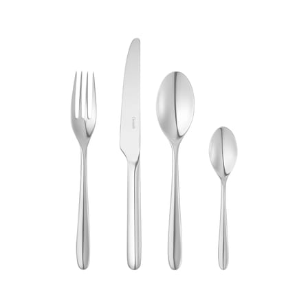Ménagère Essentiel métal / 24 couverts dans écrin (6 personnes) - Christofle