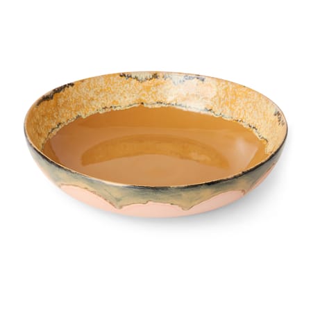 Plat de service 70s ceramics / Ø 33 x H 8 cm - HK LIVING
