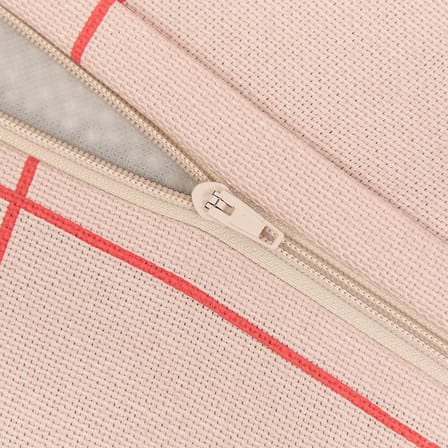 Pouf Vibes Long tissu rose - NOBODINOZ