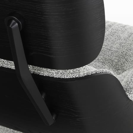 Set fauteuil & repose-pieds Lounge Chair & Ottoman tissu gris / Eames (1956) - Vitra