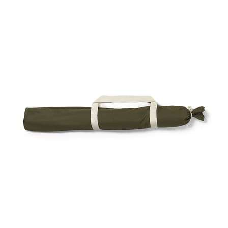 Sonnenschirm Lull textil grün / Ø 200 cm - Stoff & Holz - Ferm Living