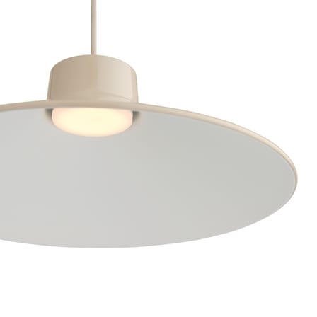 Suspension Top métal beige / Ø 36 x H 12 cm - Muuto