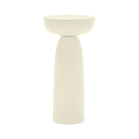 Table d'appoint Olo Colours - Bois laqué bois blanc / Ø 30 x H 61 cm - Mogg