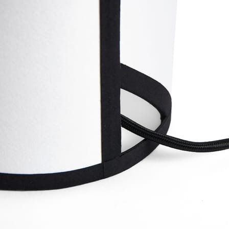 Ava Pyramid Table lamp textile white / H 32 cm - Hay
