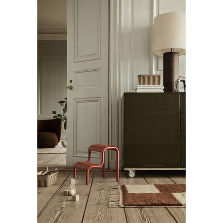 Tapis Mara Small  marron / 80 x 120 cm - Laine nouée main - Ferm Living