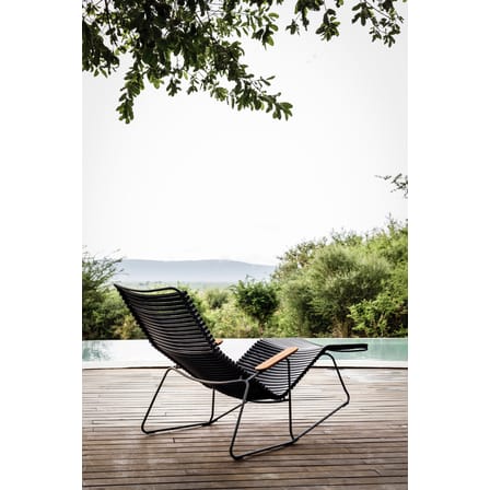 Transat inclinable Click Sunrocker plastique vert / 2 positions - Houe