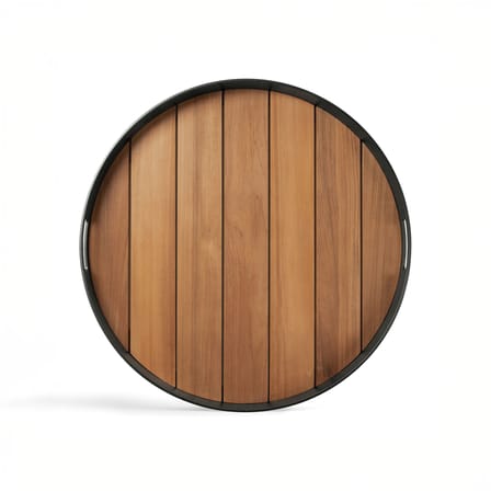 Accessorio  legno naturale / Piano/vassoio rimovibile per il tavolino Core Large - Ø 61 cm - Ethnicraft