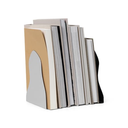 Pond Book end metal silver mirror / Set of 2 - Mirror finish - Ferm Living