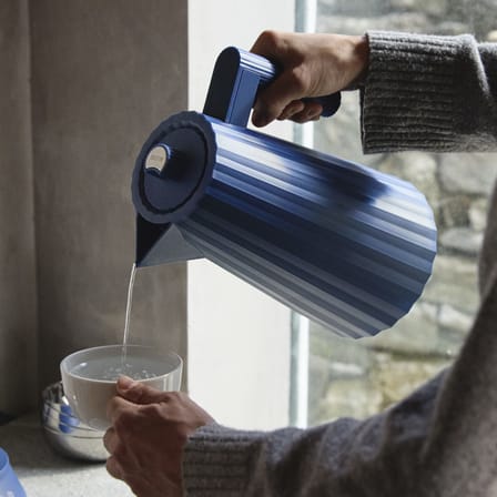 Bouilloire électrique Plissé plastique bleu / 1,7 L - Alessi