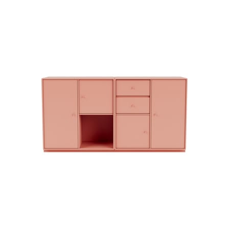 Buffet Couple bois rose / L 139.2 x P 38 x H 72,6 cm - MONTANA