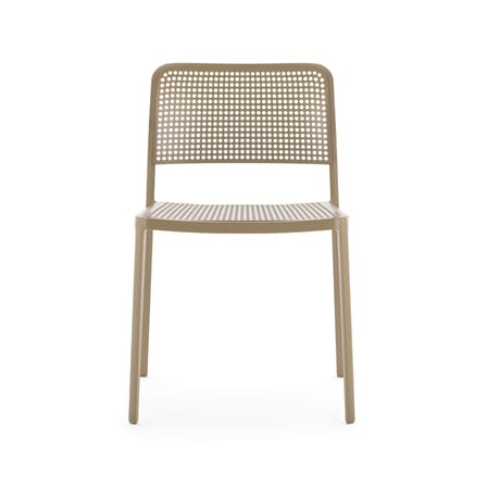 Chaise empilable Audrey plastique beige - Kartell