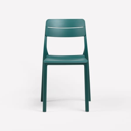 Chaise empilable Cassia Bistrot bleu - NARDI