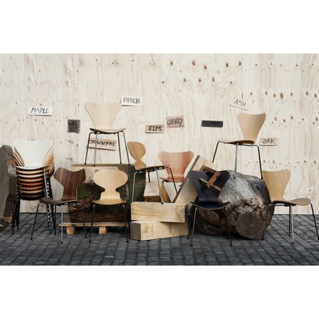 Chaise empilable Série 7 bois naturel / Bois naturel - Arne Jacobsen, 1955 - Fritz Hansen