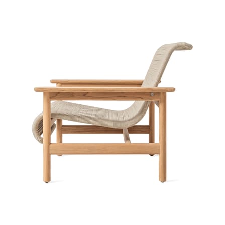 Fauteuil Tomus beige / Corde polypropylène - Vincent Sheppard