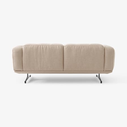 Divano destro Inland AV22 tessuto bianco / 2 posti - L 179 cm - &tradition