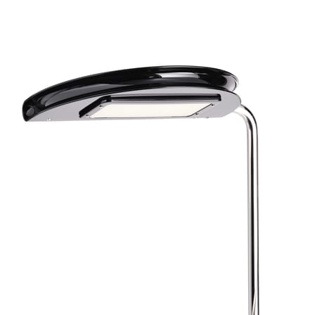 Lampadaire Mezzaluna LED métal noir / Bruno Gecchelin, 1975 - Orientable - DCW éditions