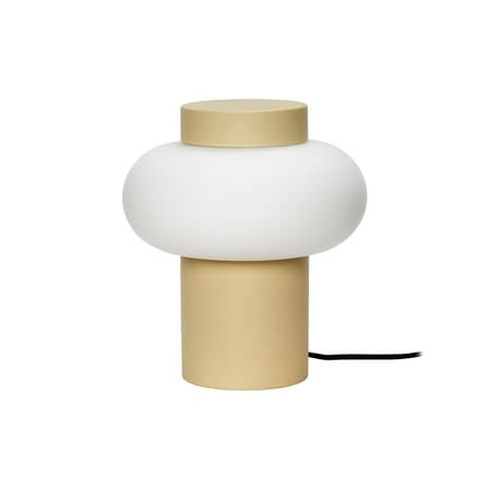 Lampe de table Camp verre beige - HÜBSCH
