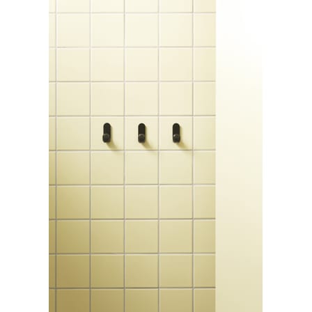 Set de 2 patère Curve Mini métal / H 5,8 cm - Normann Copenhagen