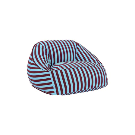 Pouf Ziggy tissu rouge / Pouf - NOBODINOZ