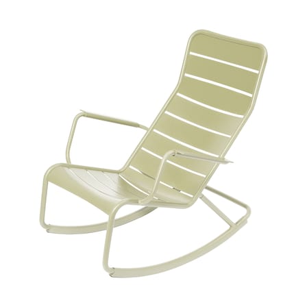 Rocking chair Luxembourg métal vert / Aluminium - Fermob