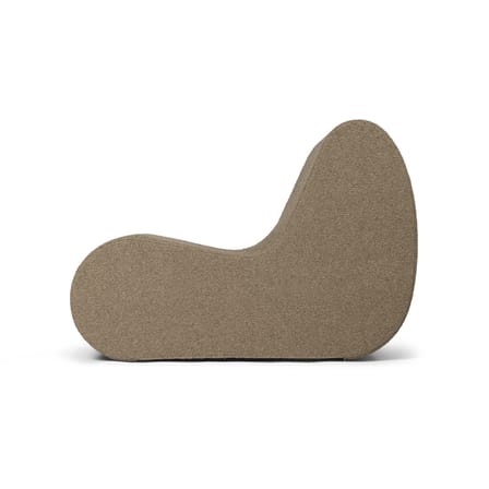 Lounge Sessel Rouli textil braun / Modulares Gartensofa - Ferm Living