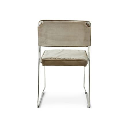 Sedia imbottita Endless tessuto beige - HK LIVING