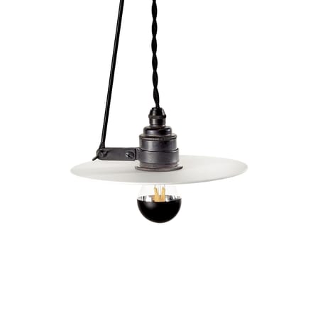 Suspension Luna Small métal céramique blanc / Orientable - Ø 18 cm - Serax