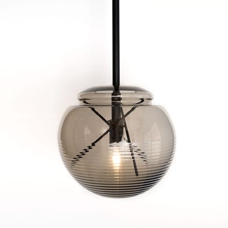 Suspension Vitruvio verre noir / Verre soufflé - Ø 40 cm - Artemide