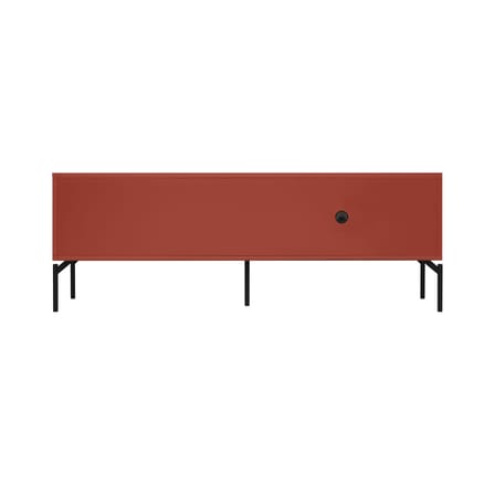 Met Television table wood orange / W 160 x H 60 cm - NOO.MA