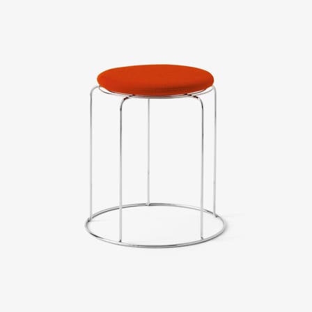 Accessoire  tissu orange / Coussin aimanté pour tabourets Wire - &tradition