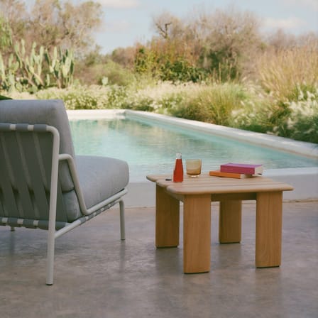Assemble Coffee table natural wood / 55 x 55 cm - Muuto