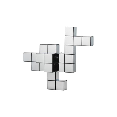 Panton Cubes Duck Decoration plastic material silver / Duck Kit - Verner Panton, 1974 - Vitra