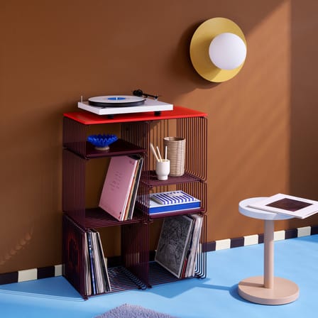Etagère Panton Wire Single Cube / 34.8 x H 34.8 x P 34.8 cm - Verner Panton, 1971 - MONTANA