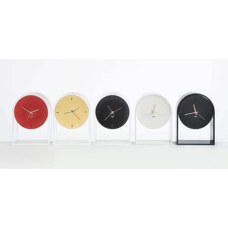 Horloge à poser L'Air du temps plastique noir / H 30 cm -  Eugeni Quitllet, 2017 - Kartell