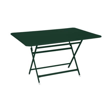 Klapptisch Caractère metall grün / 128 x 90 cm - 6 Personen / Metall - Fermob