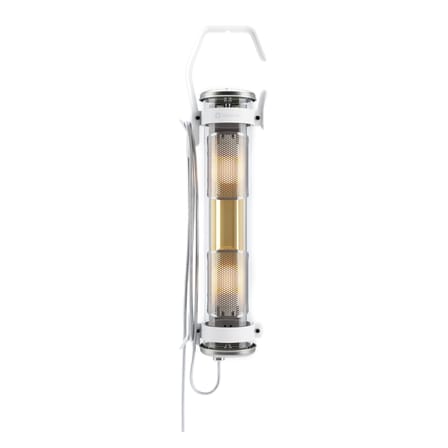Lampe d'extérieur Balke métal verre blanc / L 65 cm - SAMMODE STUDIO