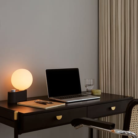 Lampe de table Alumina métal gris / Applique - TALA