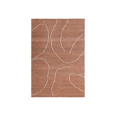 Gesso Rug textile orange / 140 x 200 cm - Ferm Living